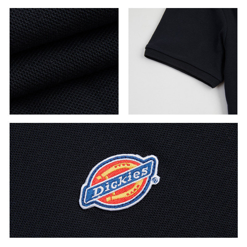 dickies徽章贴布绣短袖男女polo衫 dickiesPolo衫
