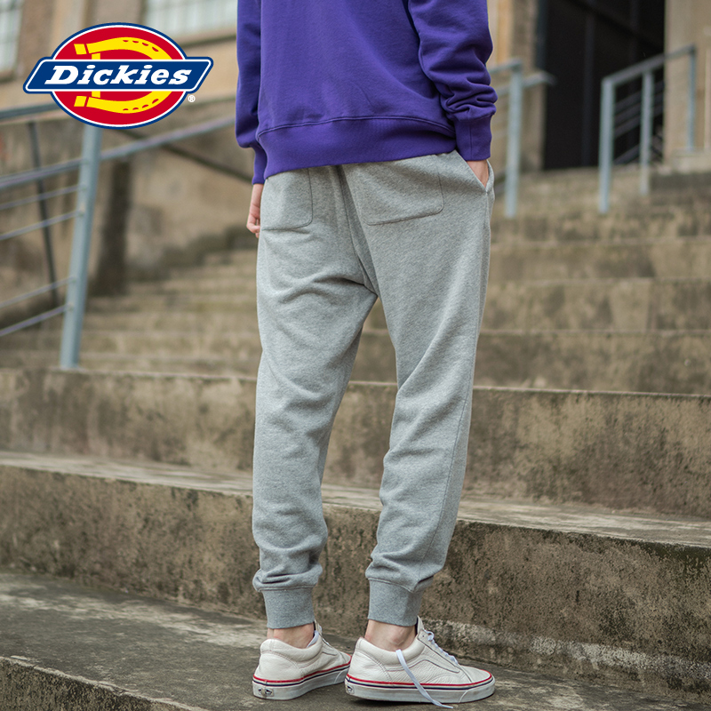 dickies情侣款印花抽绳秋季长裤子 dickies卫裤