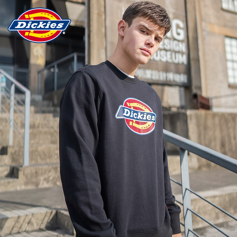 dickies情侣logo印花圆领男款卫衣 dickies卫衣