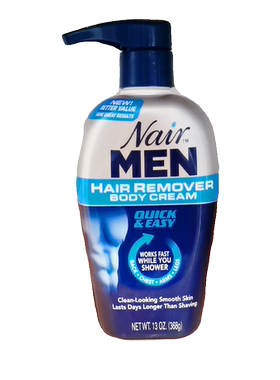 现货Nair Hair Remover Men Body Cream 368 ml Pump by Nair