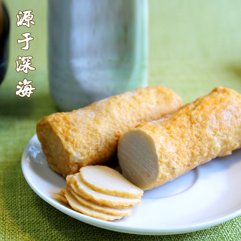 吴老大温州鱼饼温州特产鱼饼韩式鱼饼苍南鱼饼手工鱼饼鱼糕500克 - 图0