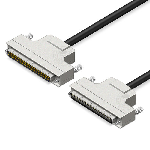 浮太SCSI线HPDB100转CN100连接线公对公数据线SCSI100P带螺丝固定 - 图0