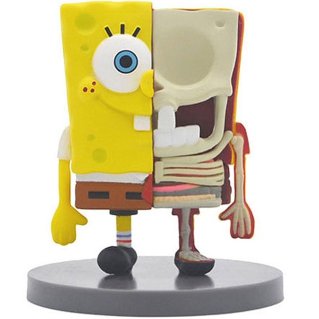 SpongeBob SquarePants Blind Box Series Paida Star Half-Anatomy Figure Trendy Hidden Toy 2021 Gift for Boys and Girls