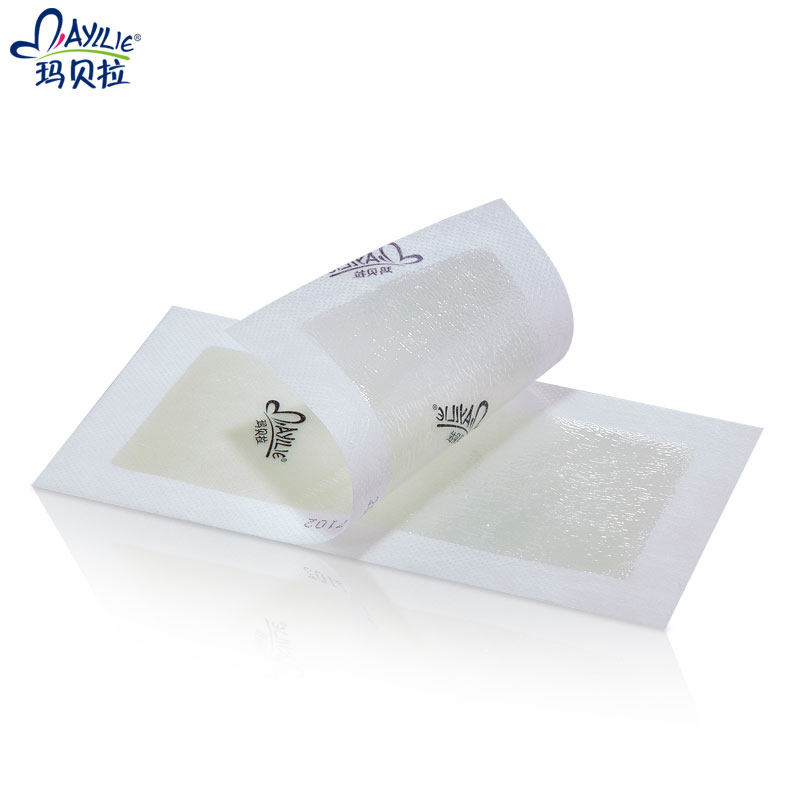 玛贝拉脱毛双面男女四肢面部膏蜡纸 玛贝拉鑫柏雅脱毛膏