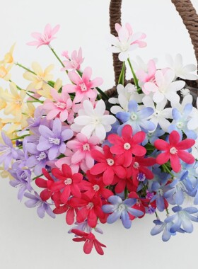 仿真花风信子人造花北欧花束工程装饰插花薰衣草水仙花牵牛花喇叭