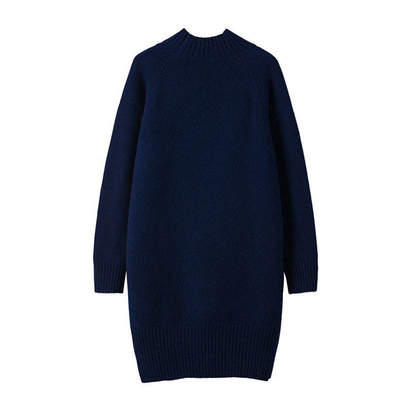 狂赞的一款！大克重加厚樱桃提花半高领羊绒衫女中长款羊绒连衣裙,淘宝优惠券,粉丝福利购,淘宝优惠卷