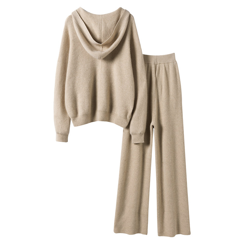 回头率超高！连帽羊绒衫女卫衣羊绒裤女外穿羊绒套装,淘宝优惠券,粉丝福利购,淘宝优惠卷