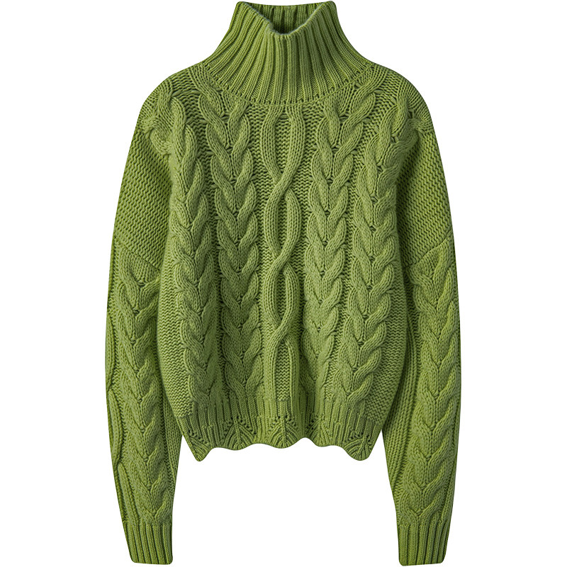 不挑人~巨美狂气质！！重磅加厚高领羊绒衫女纯羊绒毛衣套头宽松,淘宝优惠券,粉丝福利购,淘宝优惠卷