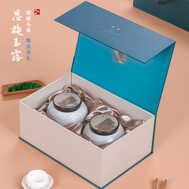 绿茶2024明前新茶硒楚园恩施富含天然硒茶特级恩施玉露250g蒸青茶 - 图0