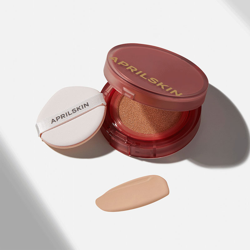 新品韩国Aprilskin轻盈无暇持妆气垫轻薄雾面不卡粉浮粉不沾口罩,淘宝优惠券,粉丝福利购,淘宝优惠卷