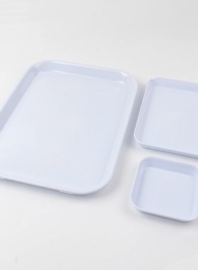 首饰展示盘珠宝收纳盘白色塑料玉珠子饰品翡翠托盘盘子摆盘手饰碟