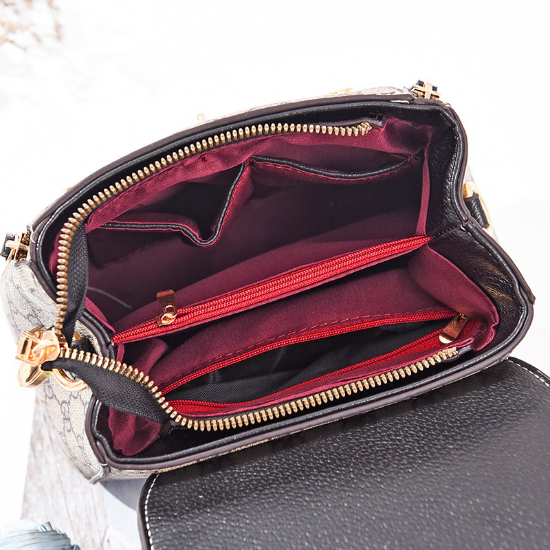 202019新款夏复古女时尚百搭水桶包 千维拉女士包袋