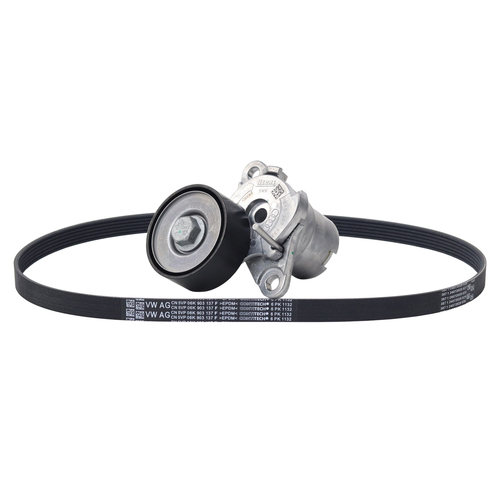 适用奥迪a4l b8 a5 q5 q3 a6l 发电机皮带张紧器轮原装正品专用 - 图3