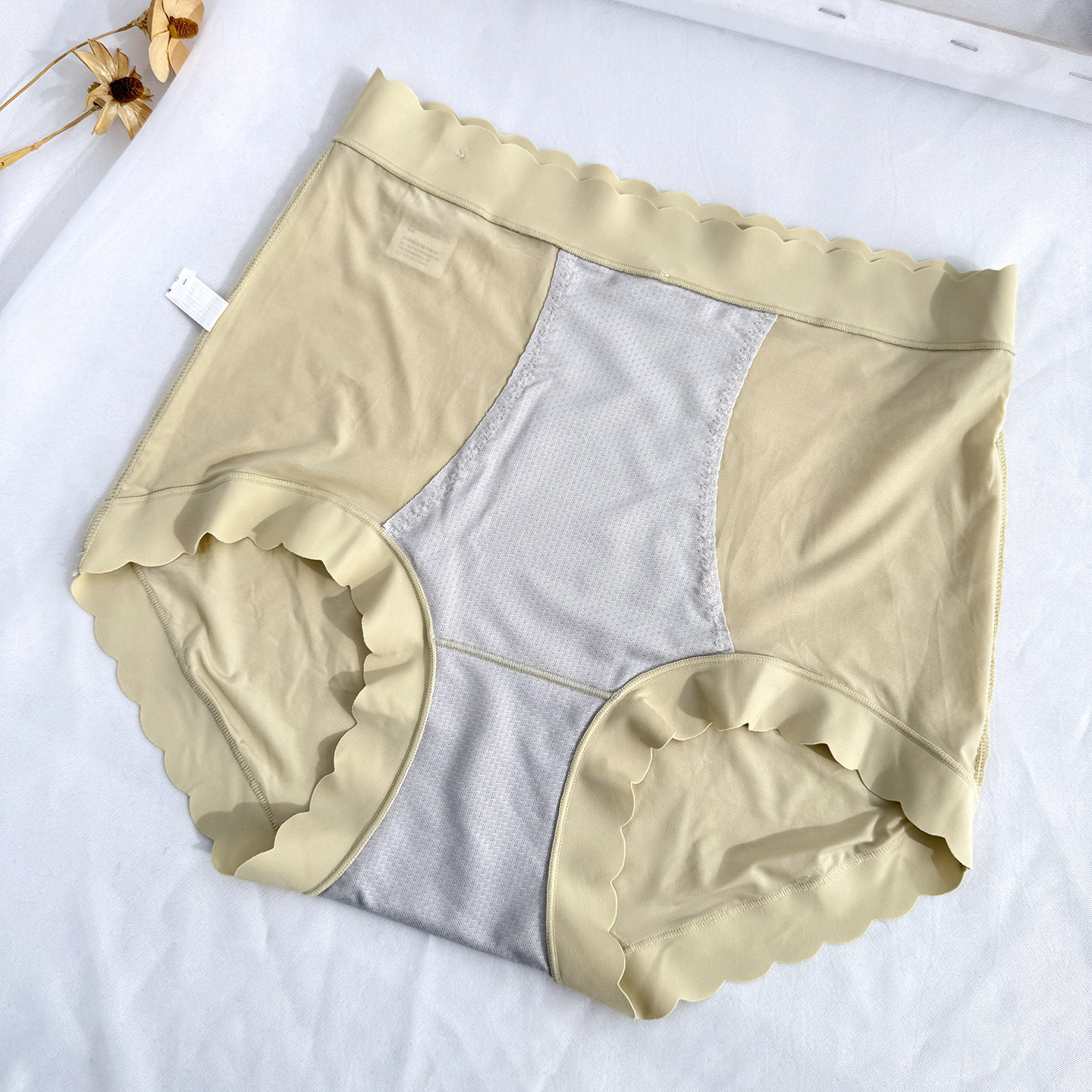 高腰加大码高弹裸感亲肤面膜内裤女轻薄无痕舒适三角裤贝莱娅1405,淘宝优惠券,粉丝福利购,淘宝优惠卷