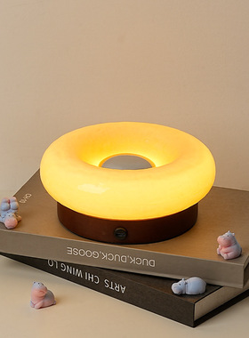 台灯夜灯充电拍拍灯卧室摆件礼物