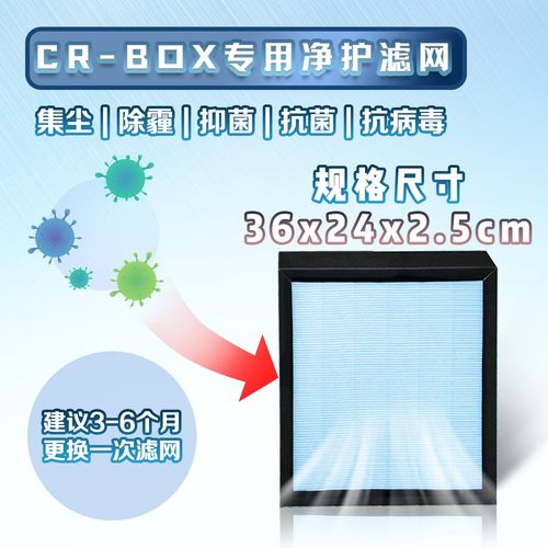 定制芒果CRBOX空气净化器滤芯hepa过滤网H11家用消杀diy材料包邮-图2