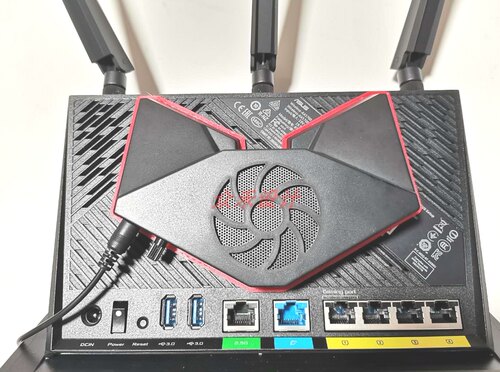 适用于华硕AX86U ax86u PRO 量身定制 专用 风冷 散热器 底座 - 图0