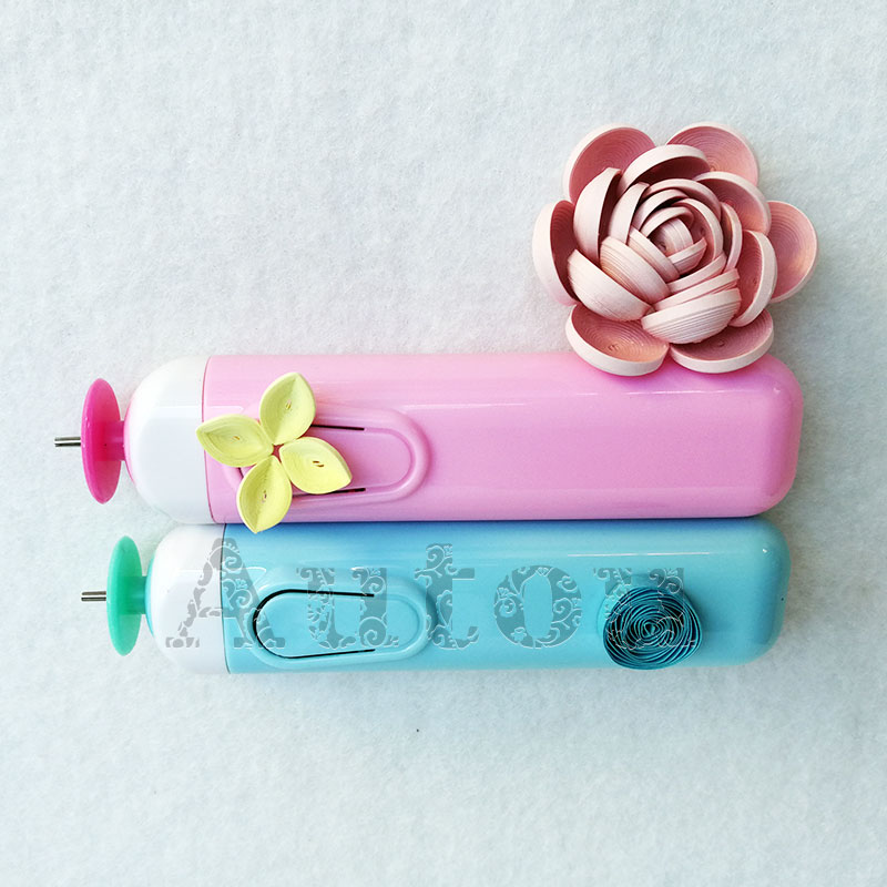 电动衍纸笔自动卷笔卷纸工具 Electric pen quilling AUTOU-图2