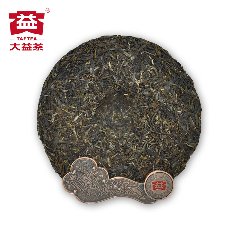 大益普洱茶易武正山1401批次生茶2014年七子饼茶357g*1饼/7饼提装-图1