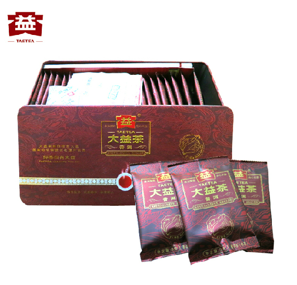 大益普洱茶熟茶 一级散茶201批次熟普洱2012年云南勐海茶叶125g*2 - 图1