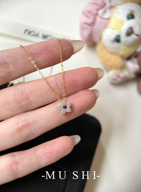 【木石有言】超闪花心项链S925银