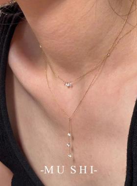 s925纯银镀18K金项链超闪