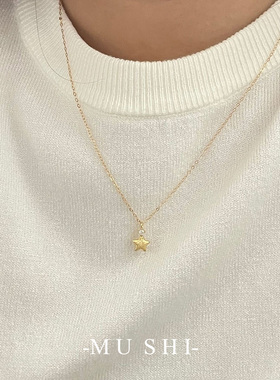 幸运星项链女s925纯银轻奢小众