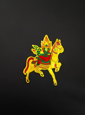 马宝摩尼宝组合贴纸 仿金箔不干胶贴纸 门框墙上贴纸 结缘礼品