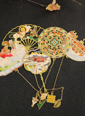 西藏拉萨布达拉宫书签纪念品金属