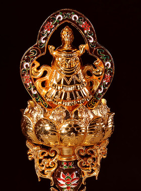 吉祥尼泊尔法器藏传佛前八宝摆件