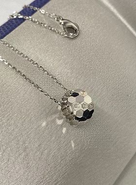 【高品质】爱蜂巢系列带钻镶钻六边形蜂巢V金2代项链