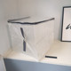 Dustproof wardrobe organizer storage bag transparent woven bag