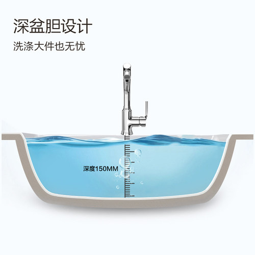 安华卫浴陶瓷椭圆形台下盆方形洗手盆嵌入式洗脸盆面盆单盆陶瓷盆 - 图1