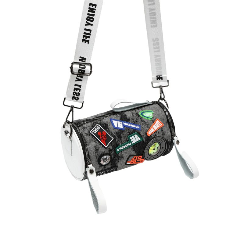 牛仔包包女2025新款时尚女士斜挎包休闲水桶包圆筒包腰包小众流行,淘宝优惠券,粉丝福利购,淘宝优惠卷