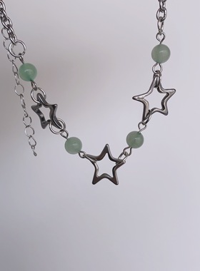 新中式五角星项链串珠