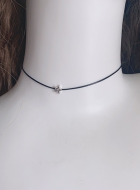 25元包邮冷淡风ins星星锁骨链简约百搭个性短款颈链项圈choker女