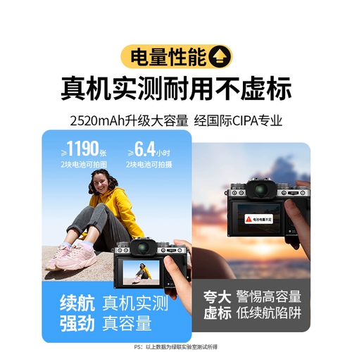 【National 3C Сертификация】 Зеленая батарея камеры NP-W235 подходит для FUJI XS20 XT5 XT4 GFX 100S/50SII XH2S XH2 X-T4 X-T5 X-H2S Зарядное устройство