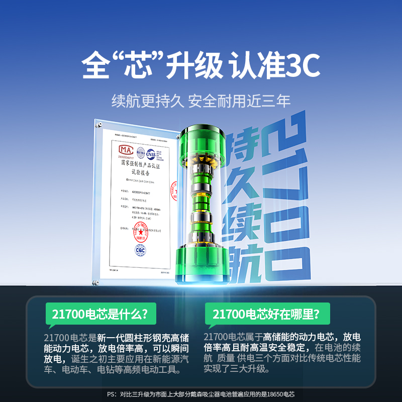 绿联适用dyson戴森吸尘器电池V8V7手持吸尘机V10大容量V6更换配件