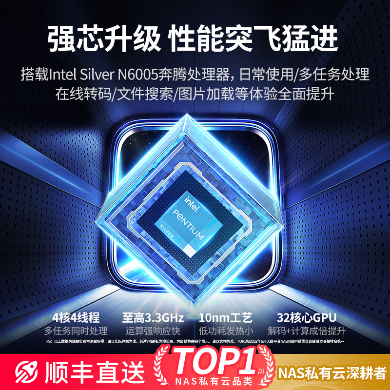 绿联私有云四盘位nas家用家庭网络存储器DX4600Pro个人云网盘主机箱手机扩容文件共享自动备份硬盘盒服务器-图0