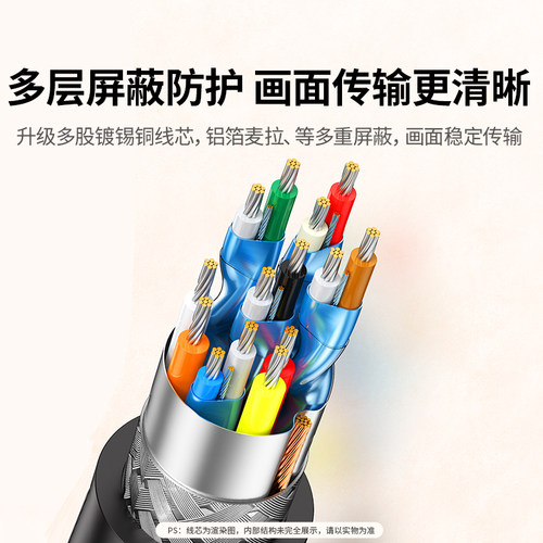 绿联usb转hdmi转换器vga接头type-c电脑显示器高清线连电视投影仪 - 图2