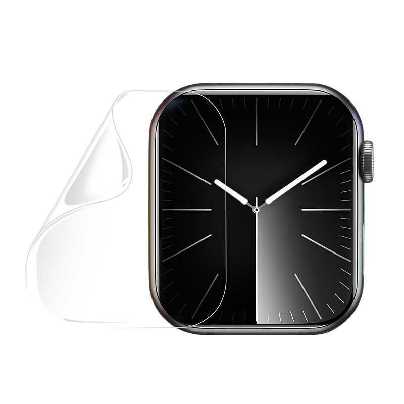 绿联适用applewatch保护膜iWatch膜S9苹果手表S8保护膜iwatchs8水凝膜iwatch7贴膜s7软膜6SE非钢化膜watchse - 图0