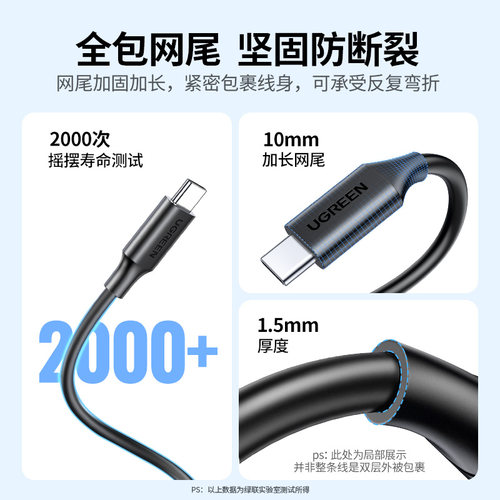 绿联m.2NVMe转usb移动硬盘易驱线电脑TypeC3.2外接m2固态硬盘读取 - 图2