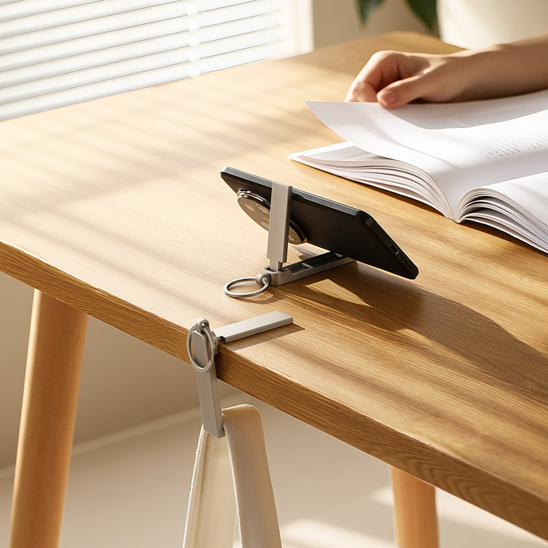 FaSoLa多用钥匙扣懒人手机支架挂包神器多功能挂件便携耐用桌边,淘宝优惠券,粉丝福利购,淘宝优惠卷