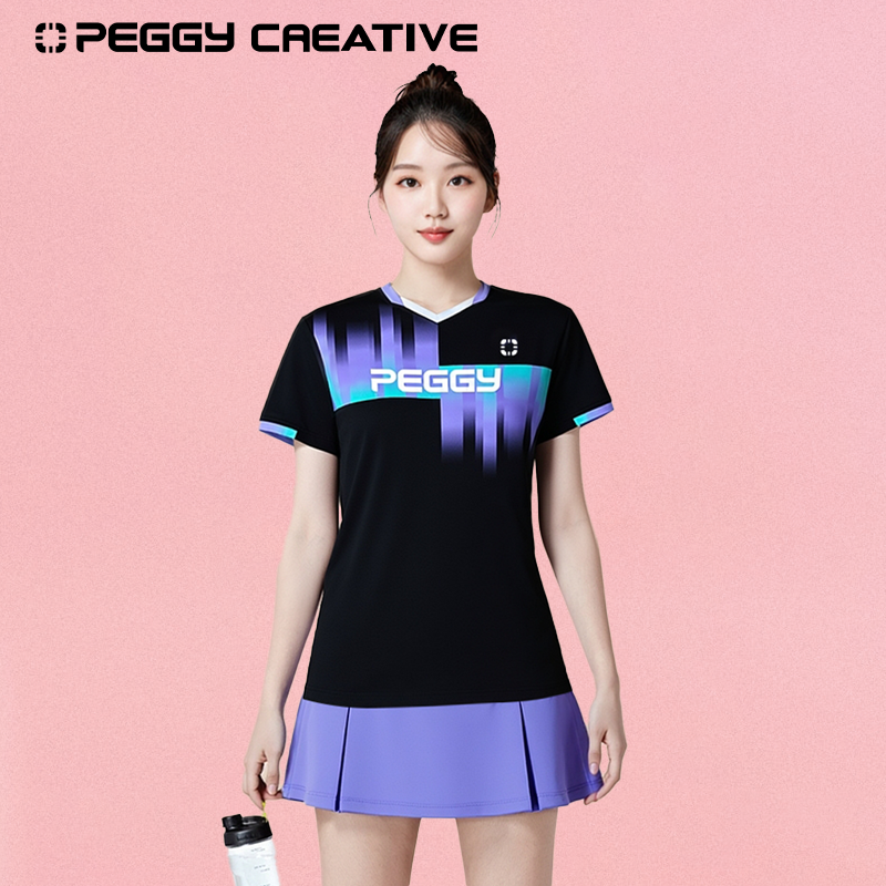 韩国佩极羽毛球服男女同款短袖运动速干大赛服训练服T恤可定制,淘宝优惠券,粉丝福利购,淘宝优惠卷