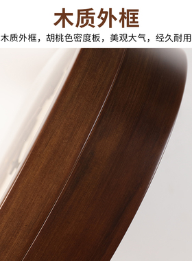 汉时客厅时尚简约高档双面挂钟