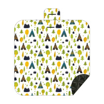 New Oxford Cloth Plaid Picnic Cushion Enlarge Thickened Beach Mat Anti-Sewage Portable Camping Mat Folding Camping Mat