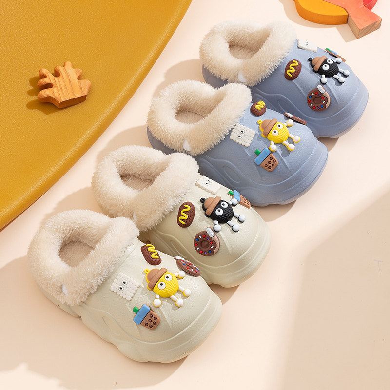 【诗颖专属】【顾奈】儿童棉拖鞋秋冬季男女童宝宝防水防滑亲子鞋,淘宝优惠券,粉丝福利购,淘宝优惠卷