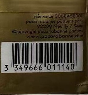 Paco Rabanne 帕高·拉巴纳百万男士试管香水1.2ml+3枚徽章套装