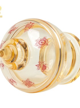 藏传仿水晶舍利塔亚克力供养宝瓶