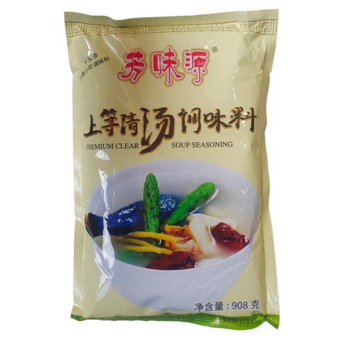 芳味源908g上等清汤炖罐砂锅调料火锅调料 - 图0